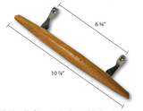 Canoe Style Wooden Sliding Door Handle | Stylish Sliding Glass Patio Door Handle Replacement Door Hardware and Repair | Door Handle Replacement
