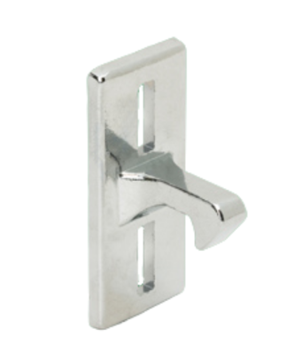 Miller Sliding Glass & Screen Door Keepers | 1-1/8" Hole Spacing Center | Fix and Repair Patio Door Keeper - Chrome - Garage and Sliding Door Hardware