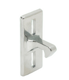 Miller Sliding Glass & Screen Door Keepers | 1-1/8" Hole Spacing Center | Fix and Repair Patio Door Keeper - Chrome