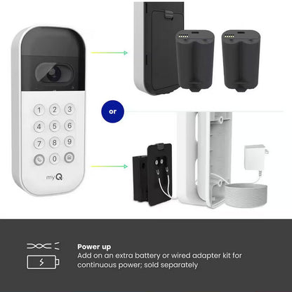 Chamberlain myQ Smart Wireless Garage Door Video Keypad - Garage and Sliding Door Hardware