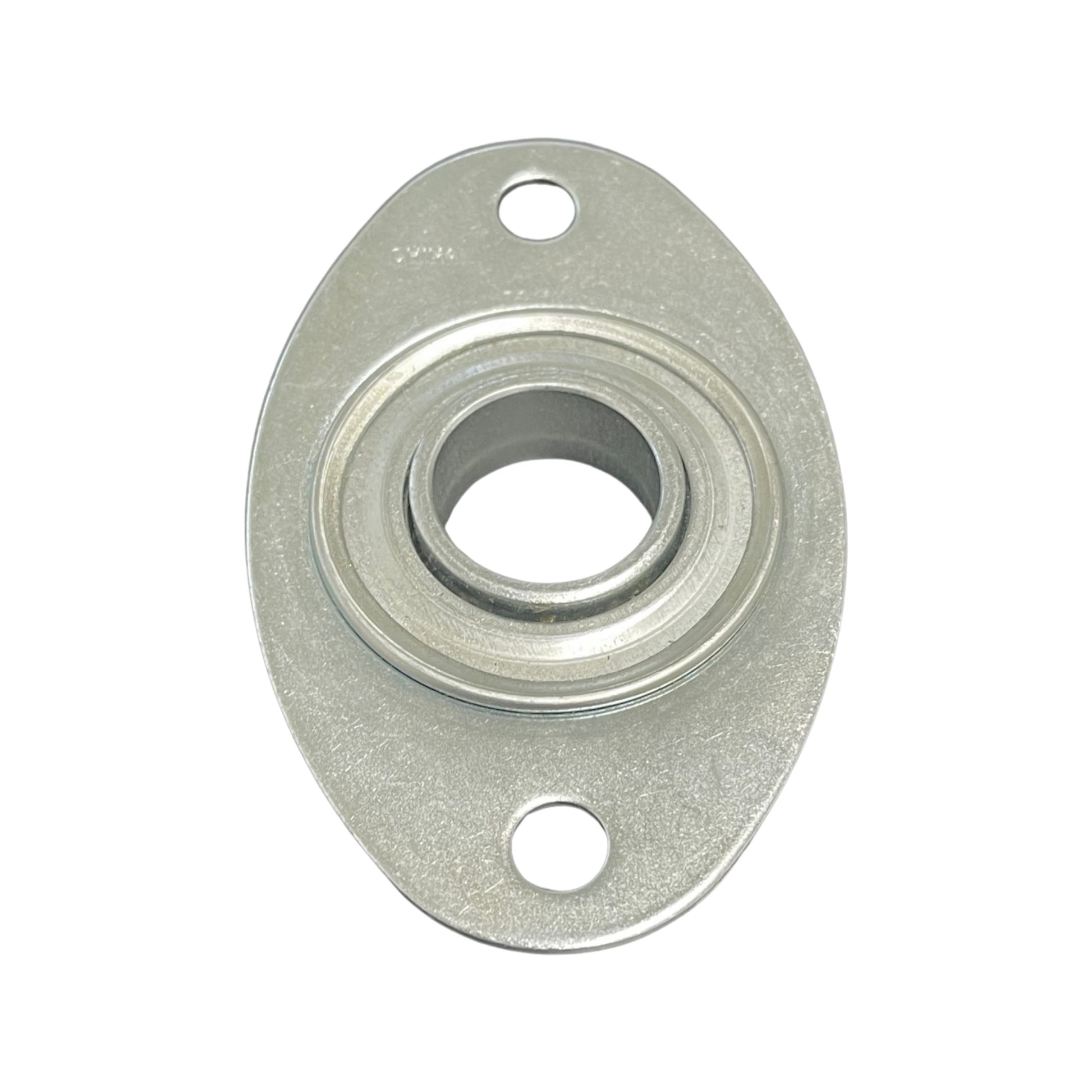 Garage Door Football Bearing, 1 in ID, 3-3/8 in Hole to Hole Dimension, Galvanized Steel Bearing for Garage Doors Repair Replacement - Garage and Sliding Door Hardware