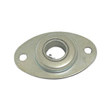 Garage Door Football Bearing, 1 in ID, 3-3/8 in Hole to Hole Dimension, Galvanized Steel Bearing for Garage Doors Repair Replacement