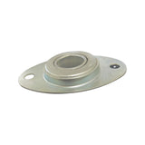 Garage Door Football Bearing, 1 in ID, 3-3/8 in Hole to Hole Dimension, Galvanized Steel Bearing for Garage Doors Repair Replacement