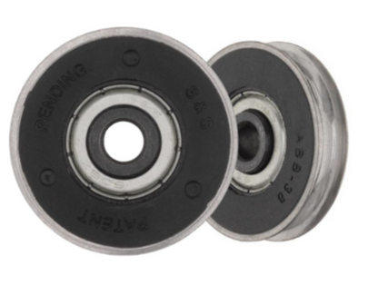 Sliding Door Tandem Roller Assembly Steel Ball Bearing C-Tab 1-1/4 in. (DR-261) - Garage and Sliding Door Hardware