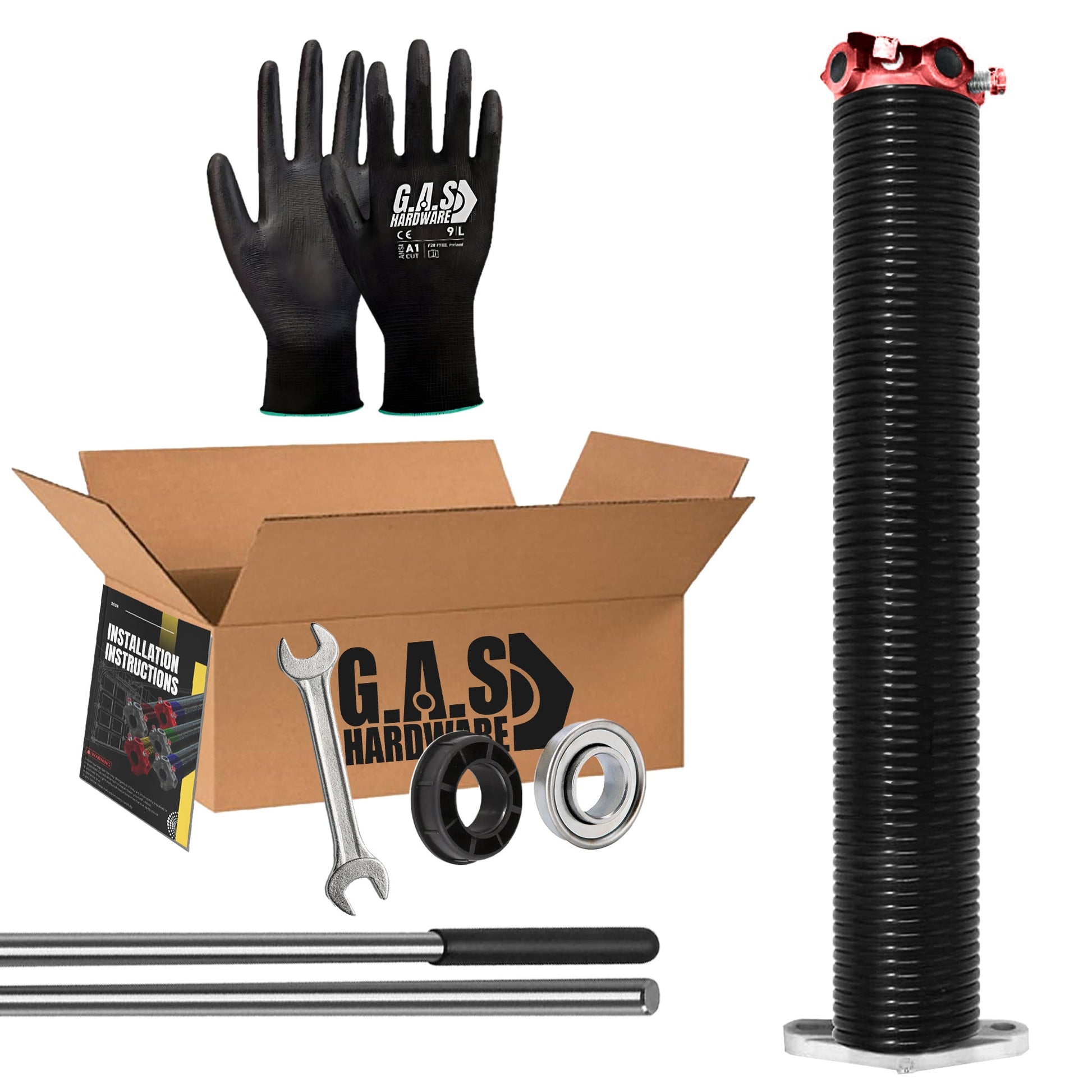 BD250 x 2 x 32 Online - Garage and Sliding Door Hardware