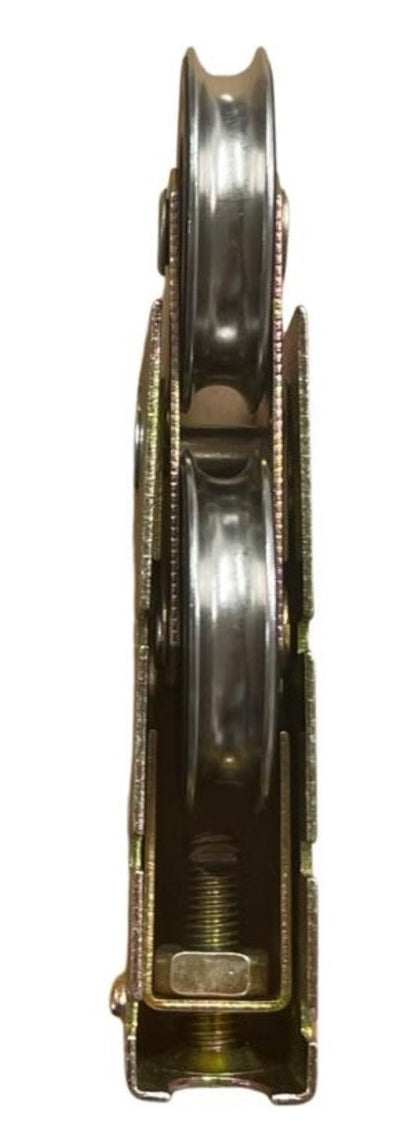 Harcar Tandem Roller for Sliding Glass Doors | Roller Replacement for Patio Glass Door Repair | Sliding Door Roller with Precision Bearing Wheels (DR-255) - Garage and Sliding Door Hardware