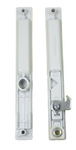 Sliding Glass Patio Door Handle Set, Flush Mount, Non-Keyed, "S" Cam, Nite-Lock, 6-5/8" Screw Holes | Sliding Door Handle Replacement Hardware Repair (DL-502)
