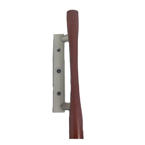 (DH-113) Amesbury Handle Set For Doors, Aluminum With Wood Handle