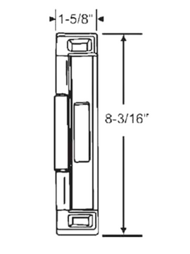 CAL Double Bolt Sliding Door Security Lock (DL-2BOLT-W)