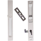 Sliding Glass Patio Door Handle Set, Flush Mount, Non-Keyed, "S" Cam, Nite-Lock, 6-5/8" Screw Holes | Sliding Door Handle Replacement Hardware Repair (DL-502)