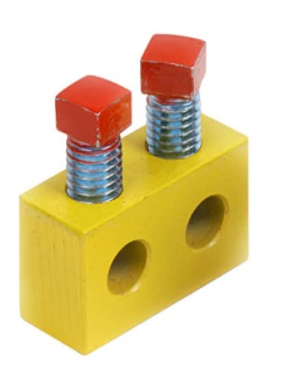 Garage Door Torsion Spring Repair Block - .3175 - .3625 - YELLOW - Garage and Sliding Door Hardware