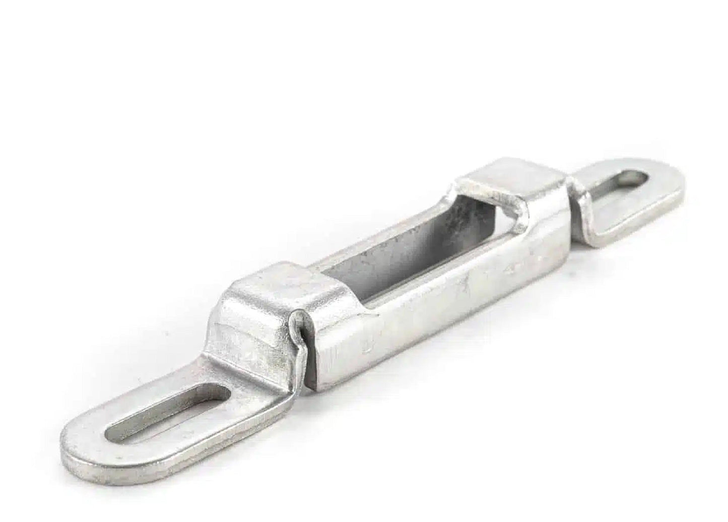 Sliding Glass Door Latch Strike Keeper, 3-1/8" inch Mounting Hole | Keeper Replacement for Patio Glass Door | Fix and Repair Sliding Door - Stainless Steel - Garage and Sliding Door Hardware