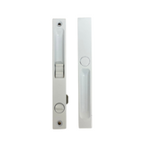 Pan-Am Flush Mount Lock Set for Sliding Glass Doors | Lock for Patio Glass Screen Door Hardware | Flush Lock Replacement for Sliding Door Repair (DL-503)