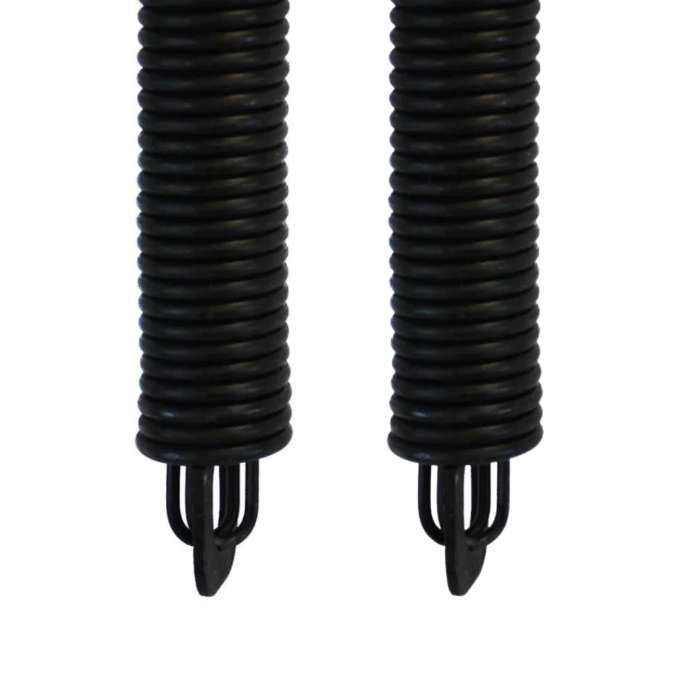 (P728) 28 in. Plug-End Extension Springs (0.177 in. No. 7 Wire) Springs For Garage Door Repair Plug-End Extension Springs Replacement Garage Hardware (Pack of 2) - Garage and Sliding Door Hardware