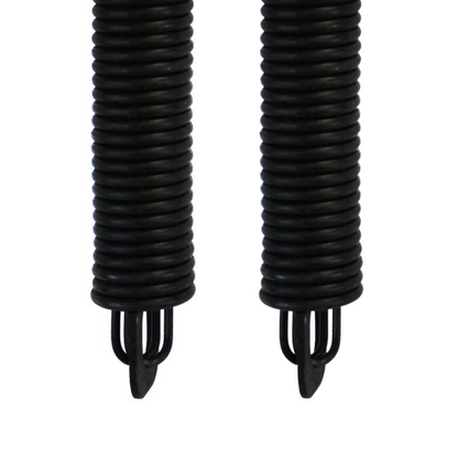 (P728) 28 in. Plug-End Extension Springs (0.177 in. No. 7 Wire) Springs For Garage Door Repair Plug-End Extension Springs Replacement Garage Hardware (Pack of 2) - Garage and Sliding Door Hardware