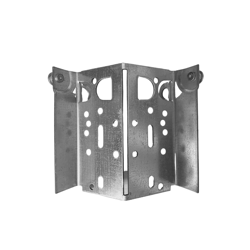 Garage Door Adjustable Bottom Bracket Residential and Commercial (Pack of 2) (GDBB) - Garage and Sliding Door Hardware