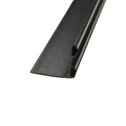 (GD-P-RAIL) Garage Door L-Shape Plastic Bottom Seal Rail - Garage and Sliding Door Hardware