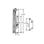 (DH-391-M-B) Adams Rite Flush Mount Handle With Mortise Lock | Flush Lockset with Cylinder, Square Lock Face, 1" to 1-5/16" Stile Thickness