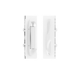 (DH-595-W) Interlock Intuition Sliding Door Handle Kit, White