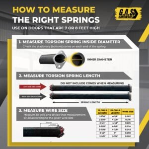 273 x 2 x 41 Garage Door Torsion Spring - Garage and Sliding Door Hardware