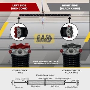 273 x 2 x 41 Garage Door Torsion Spring - Garage and Sliding Door Hardware