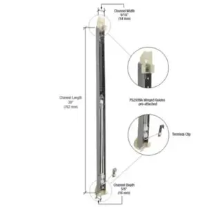 window balance 2315 channel block & tackle for non tilt windows