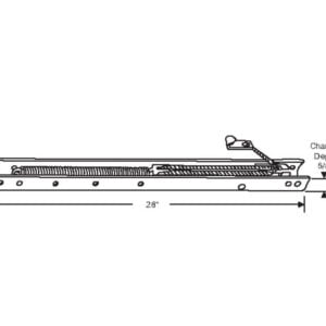 28in window channel balance 33 36 lbs sash weight 9/16" channel width and 5/8" depth