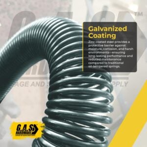 295x2x49 galvanized torsion spring