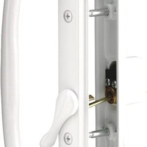 truth sliding patio door handle set, 3 15/16" hole spacing, offset latch w/ key dh 341 offset with key