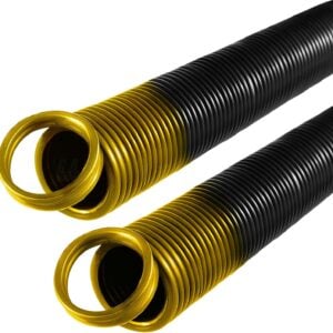 es 80 gold garage door extension springs for 80 lb. door weight gold (pair)
