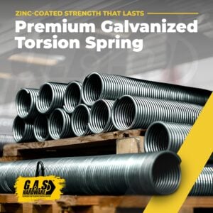 295x2x49 galvanized torsion spring