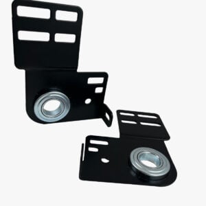 Home black series garage door heavy duty end bearing flange, side bracket
