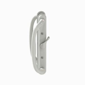 10" sliding patio handle set w/ keys, 3 15/16" hole spacing, fits 1 1/4" to 2 1/4" door thickness