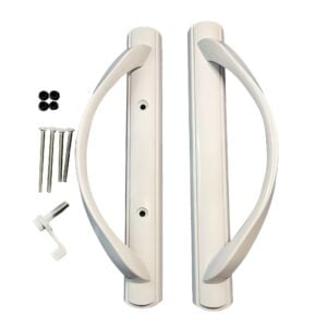 (dh 645) amesbury truth handle set for doors, 3 15/16" hole space square drive latch