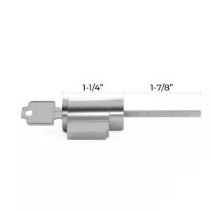 key cylinder lock set w/ keys