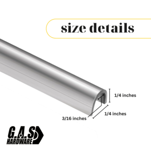(dt 108) snap on track cover for sliding glass doors (8 ft.)