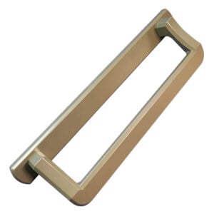 pgt 10" venetian bronze sliding door handle set w/ 3 7/8" hole spacing light bronze
