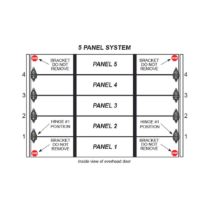 garage steel replacement hinge #1