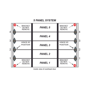 garage steel replacement hinge #2