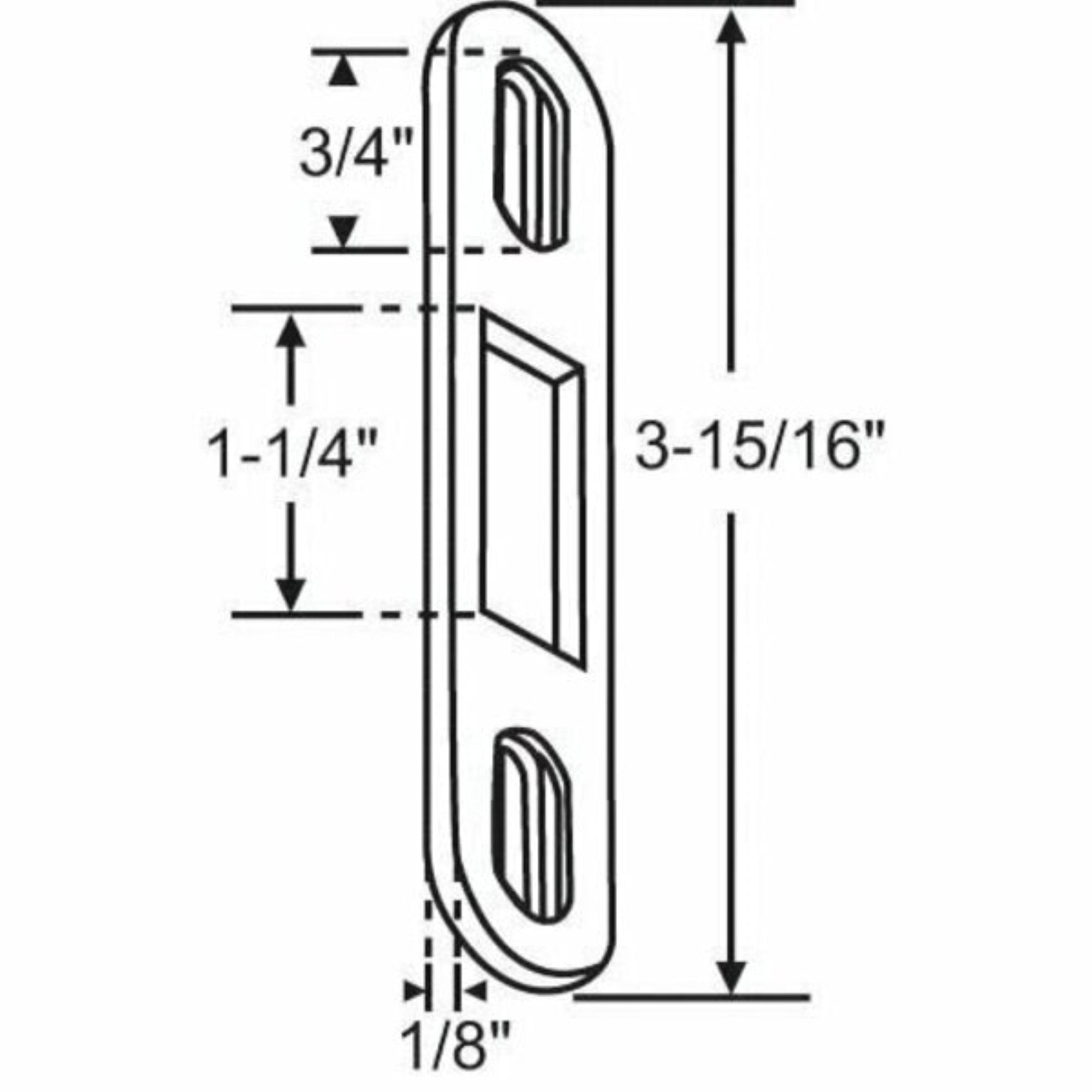 stainless steel flat striker keeper for sliding glass patio doors stainless steel flat striker keeper for sliding glass patio doors