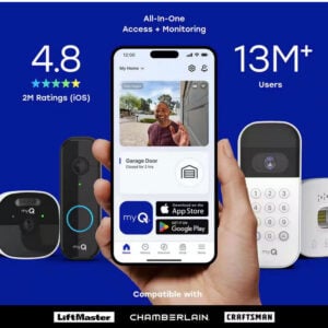 chamberlain myq smart wireless garage door video keypad