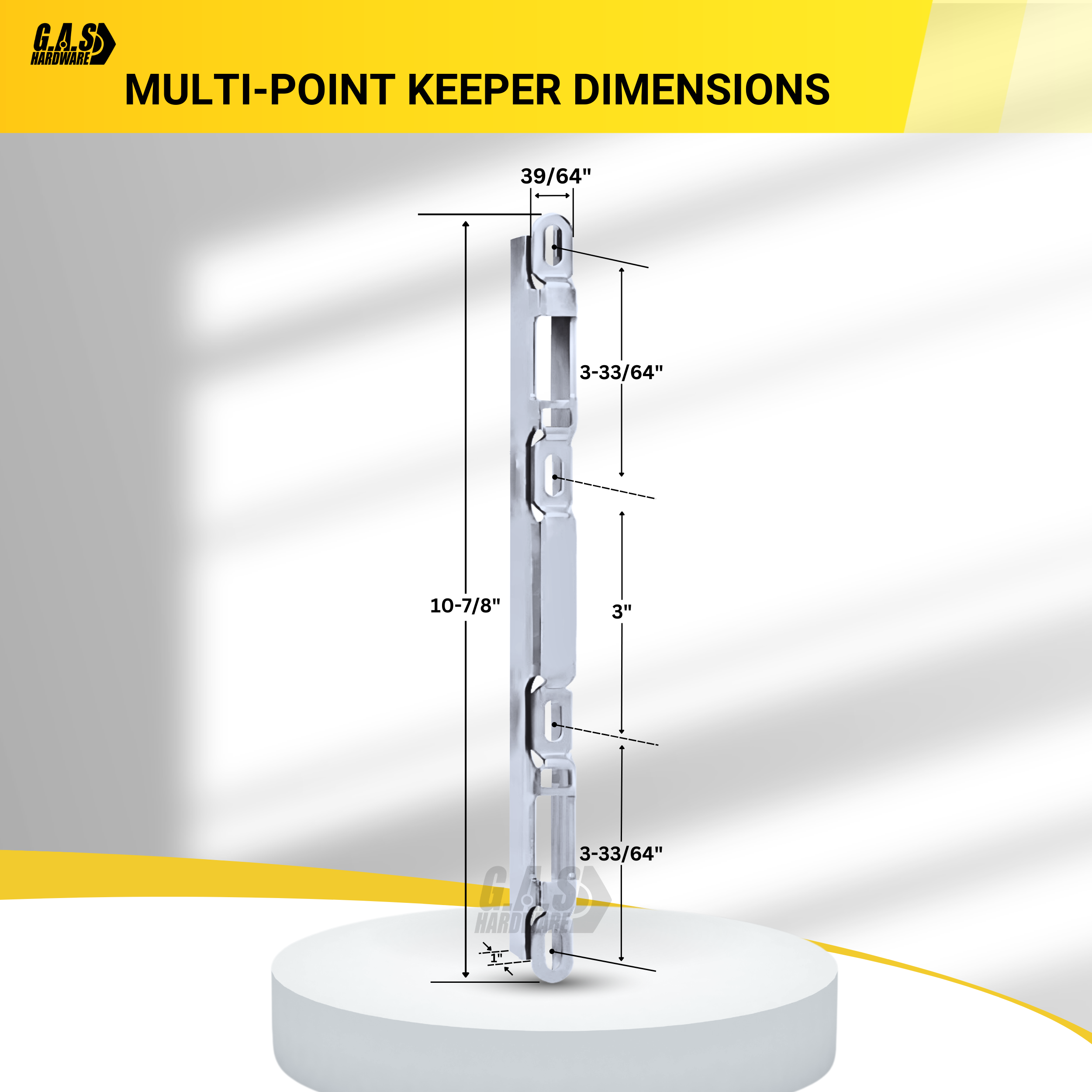 sliding glass door multi point door keeper 11" h x 1" w| for mortise lock 2 point sliding glass door multi point door keeper 11" h x 1" w| for mortise lock 2 point