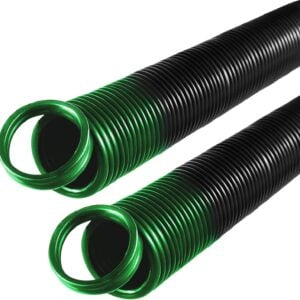 es 120 green garage door extension springs for 120 lb. door weight green (pair)