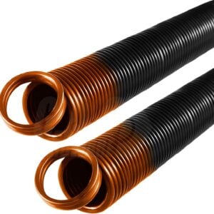 es 170 orange garage door extension springs for 170 lb. door weight orange (pair)
