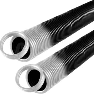es 110 white garage door extension springs for 110 lb. door weight white (pair)