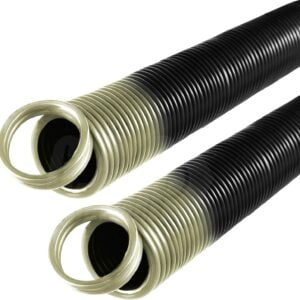 es 100 beige garage door extension springs for 100 lb. door weight beige (pair)